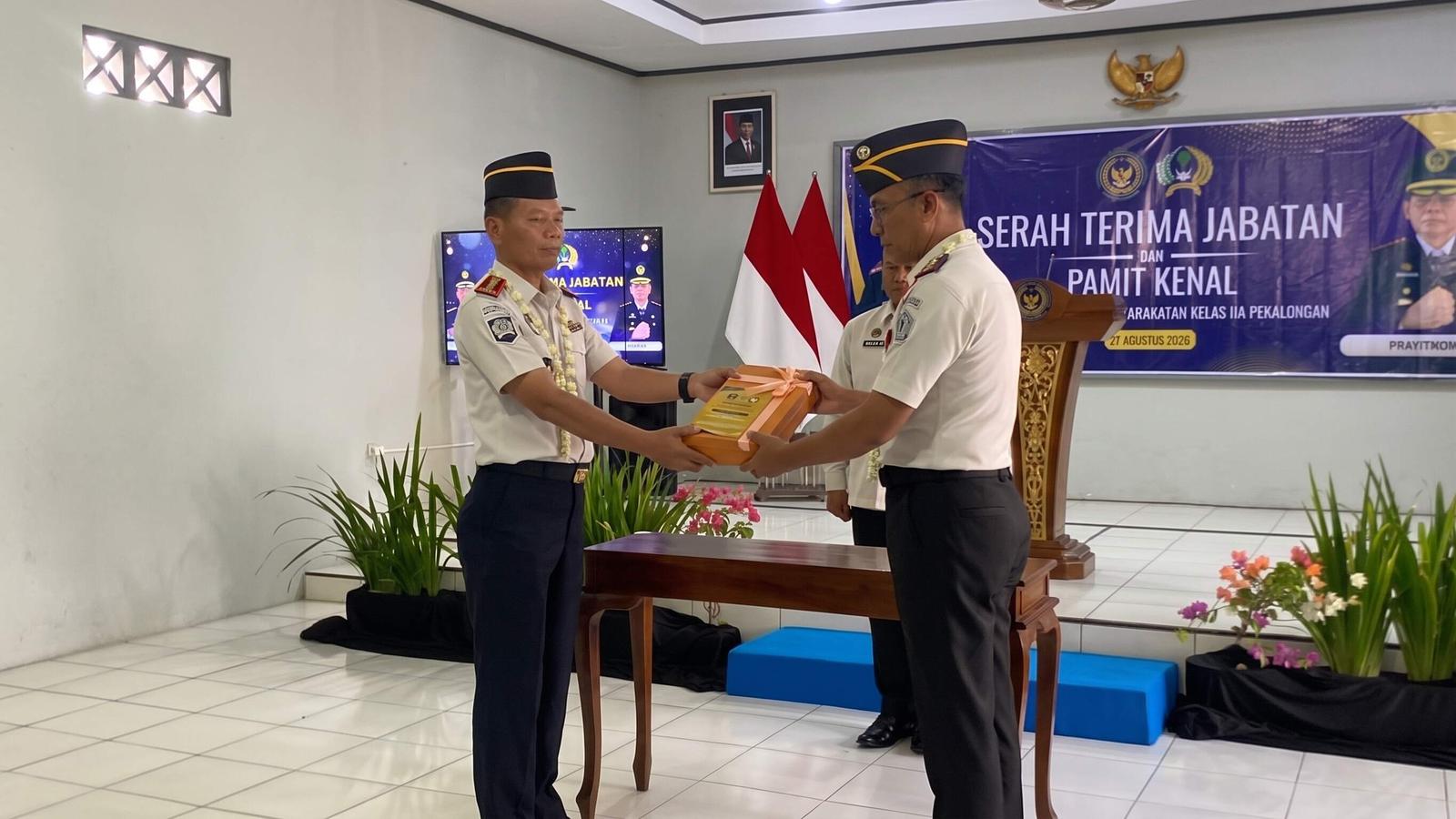 Serah terima jabatan Kepala Lapas Kelas IIA Kota Pekalongan