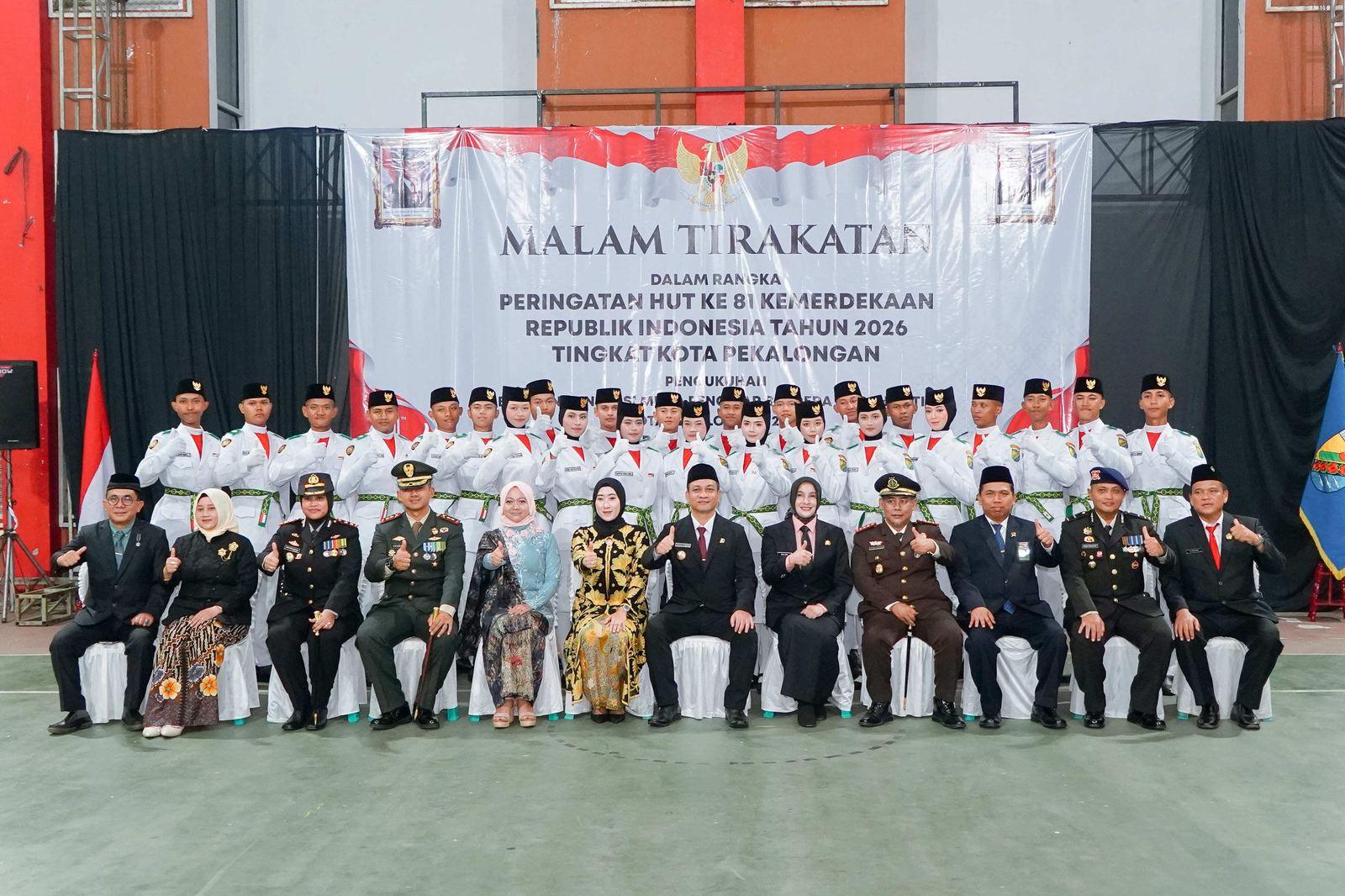 Pengukuhan Paskibraka Kota Pekalongan 2026